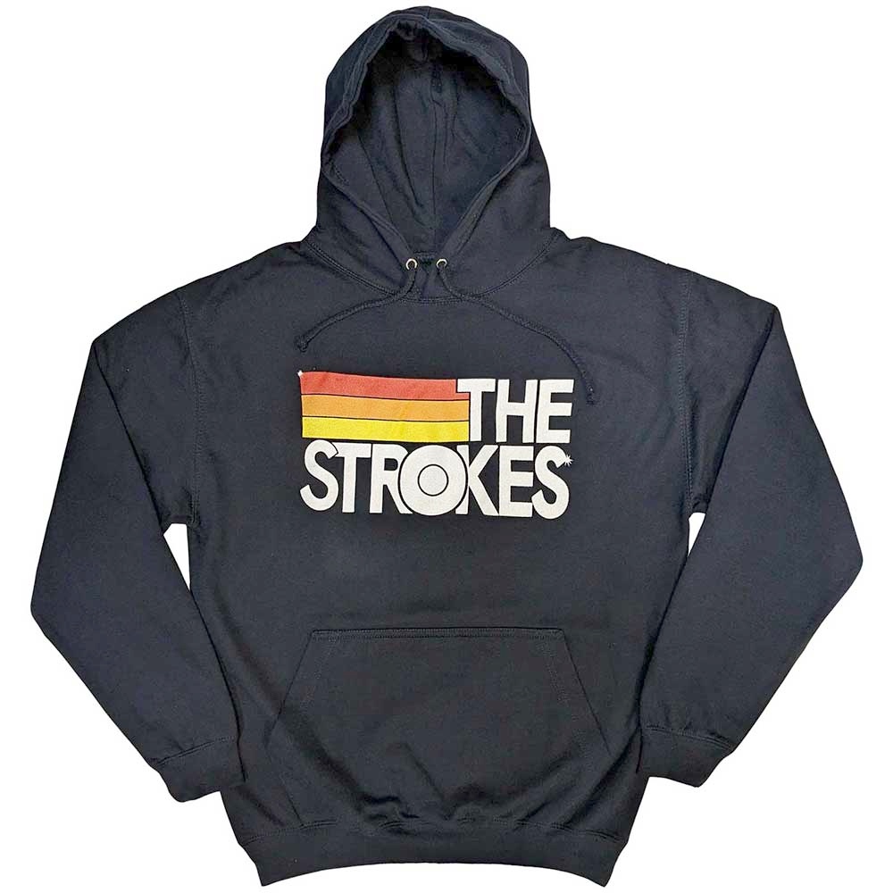The Strokes - Logo & Stripes Hoodie/trui - Blauw